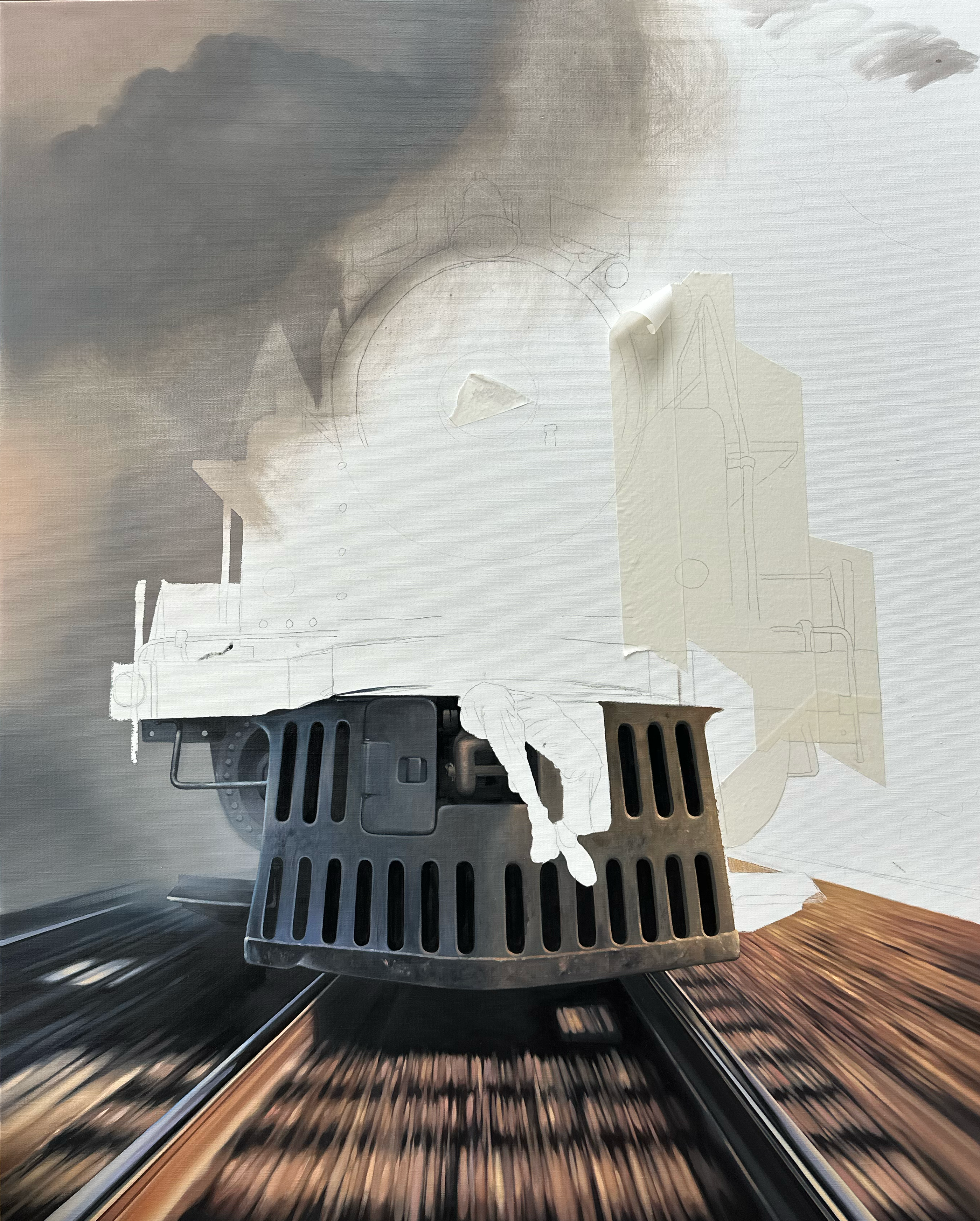 Step 1 - Initial Sketch & Composition